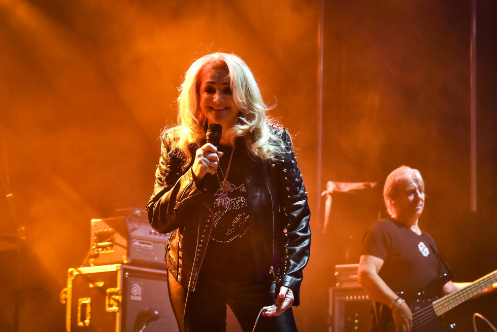 Bonnie Tyler, en Ferrol en julio de 2022  Emilio Cortizas