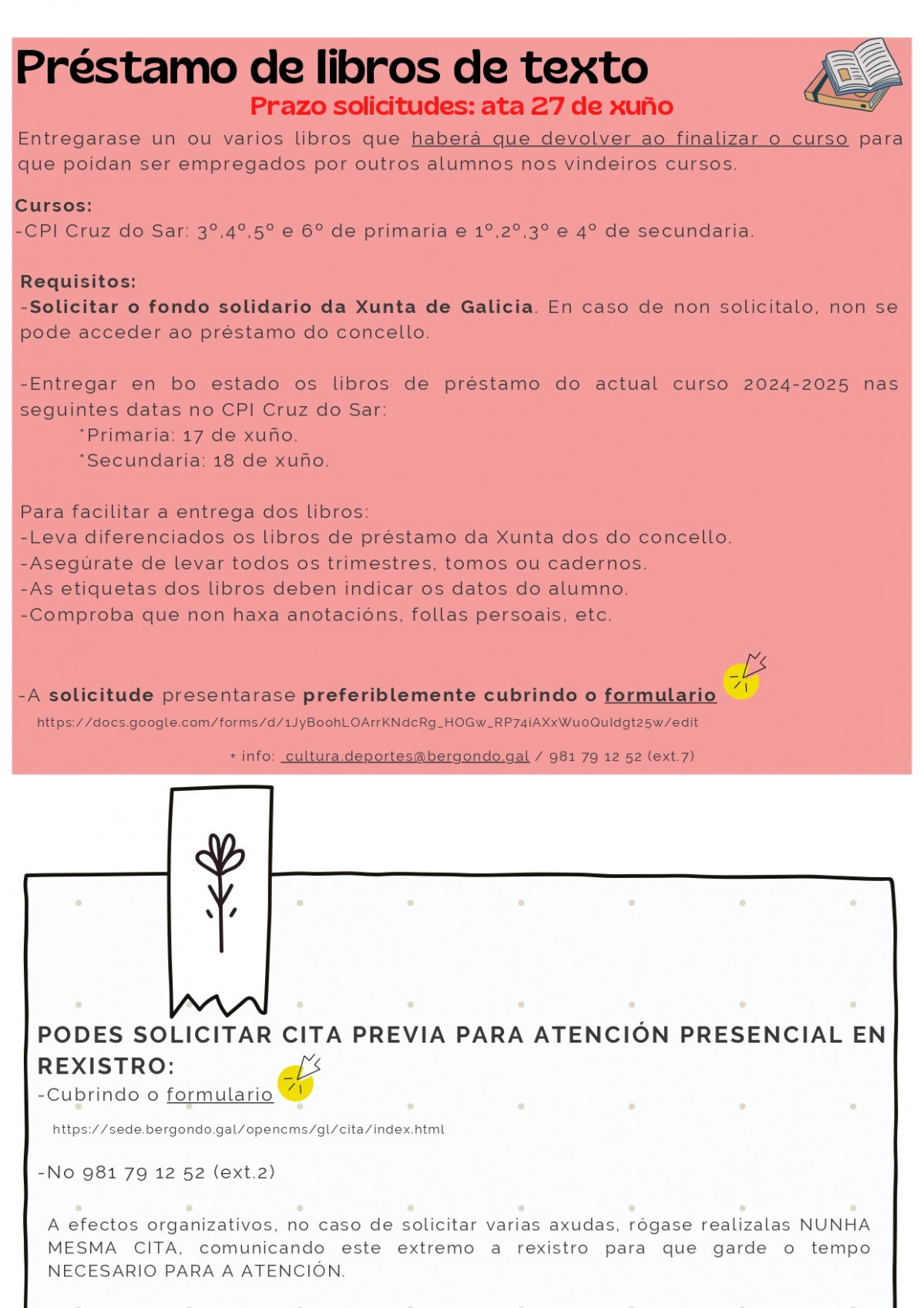 Pru00e9stamo libros de texto Bergondo