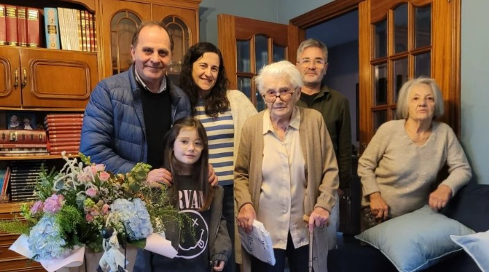 Consolación Paz, abuela de Galicia