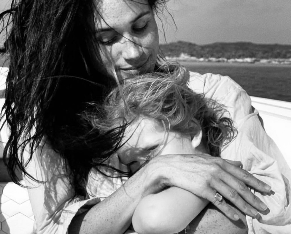 Meghan Markle con su hija
