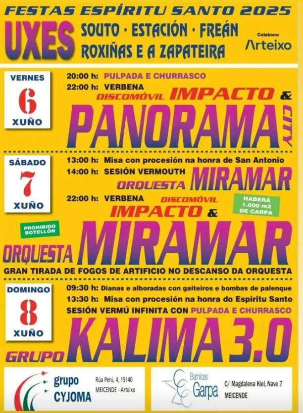 Fiestas del Espu00edritu Santo en Arteixo
