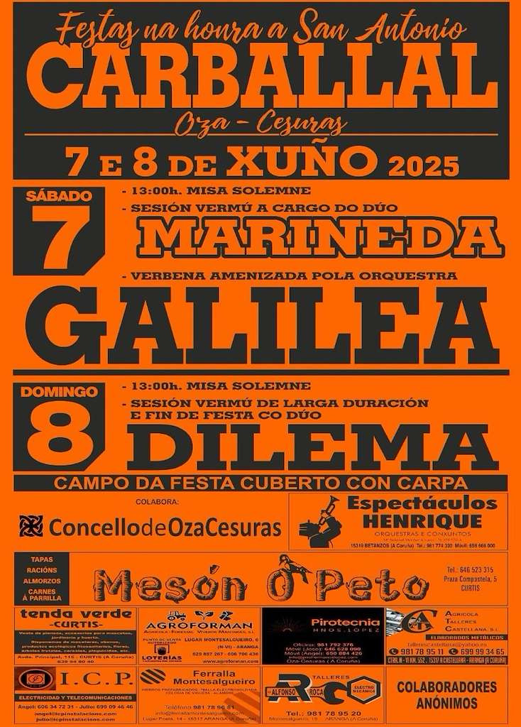 San Antu00f3n de Carballal en Oza Cesuras