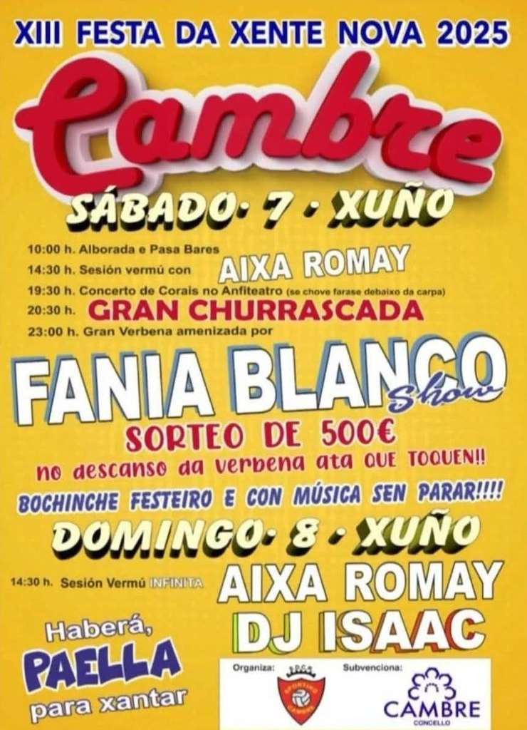 Fieste Xente Nova de Cambre