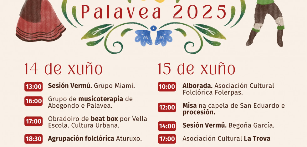 Así serán las fiestas de Palavea