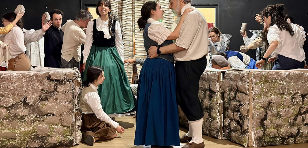 Ensayos del musical ‘Honra. A non historia de María Pita’