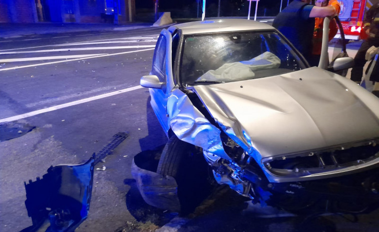 Un herido en Bergondo tras un accidente de madrugada