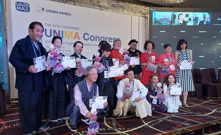 O títere galego realiza contactos de primeiro nivel no 24 congreso de UNIMA