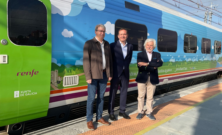 Los Trenes Turísticos de Galicia retoman los recorridos por la Ribeira Sacra