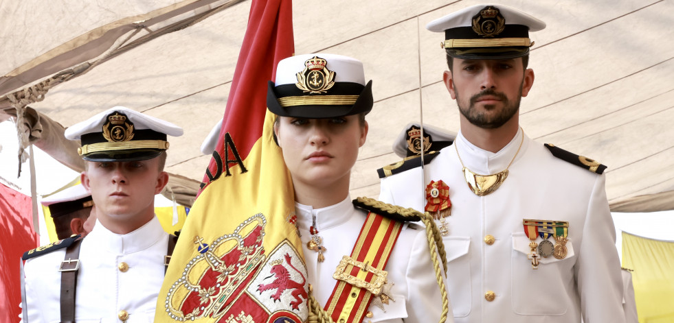 La princesa Leonor regresa a España para completar su formación militar
