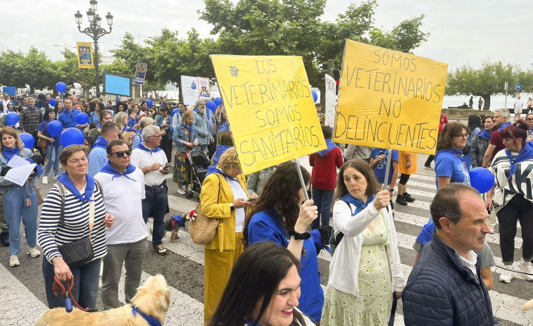 Los veterinarios vuelven a las calles contra el decreto que limita sus atribuciones