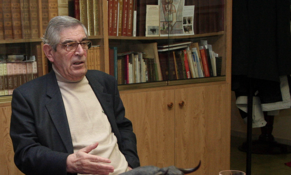 Luis Mariñas, presidente de la Peña Taurina de A Coruña