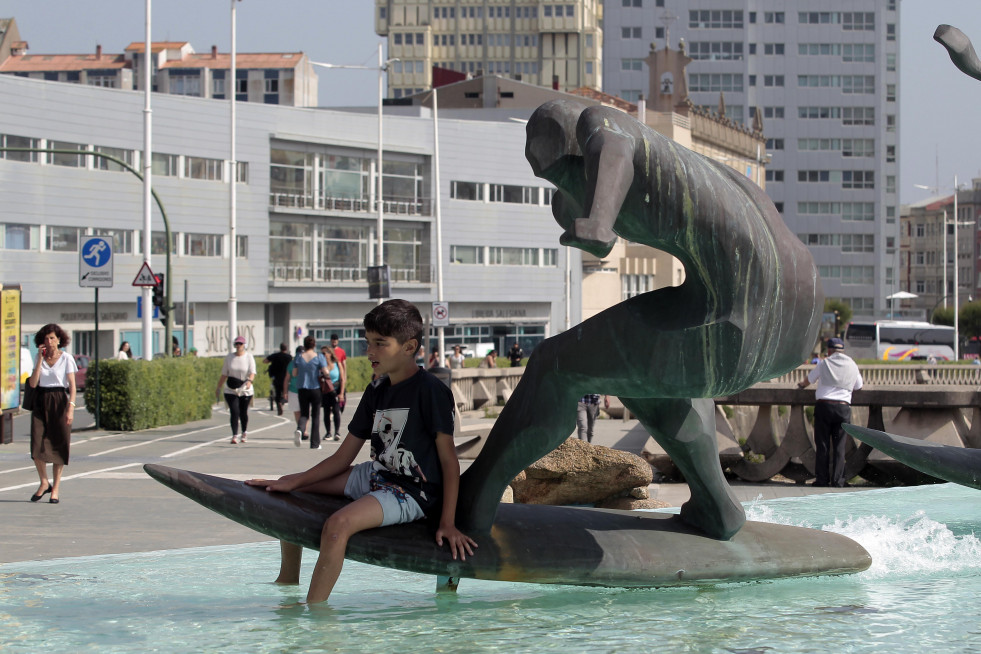 Altas temperaturas y calor intenso  en A Coruña  (2)