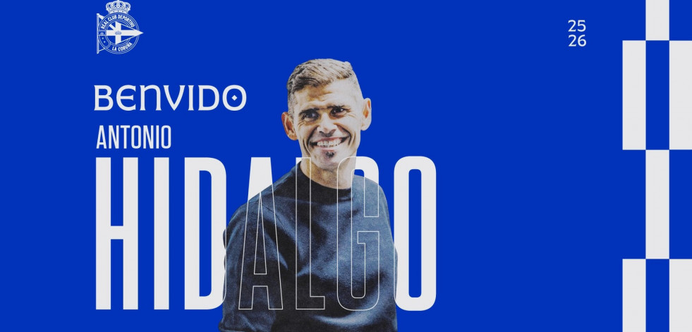 OFICIAL | Antonio Hidalgo, nuevo entrenador del Deportivo