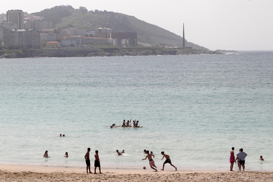 A Coruña vive este martes sus horas más calurosas hasta el fin de semana