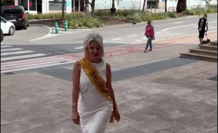 Es la abuela más guapa de A Coruña, de Galicia y ahora también de España