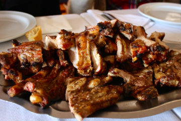El churrasco, uno de los platos más representativos de la cocina gallega