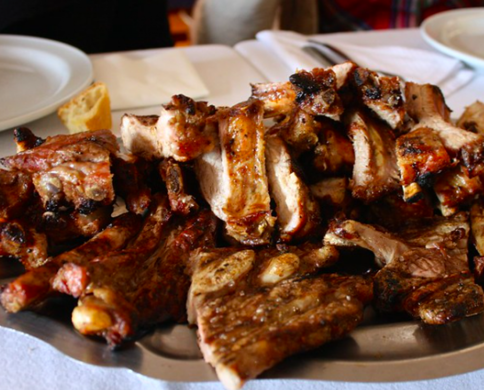 El churrasco, uno de los platos más representativos de la cocina gallega