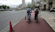 La ‘autopista’ para bicicletas de Linares Rivas tiene capacidad para acoger un doble sentido