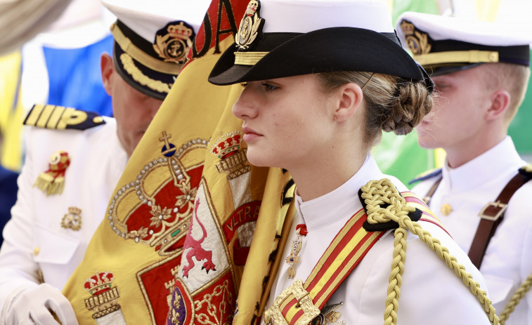 La princesa de Asturias cambia el 'Elcano' por la 'Blas de Lezo' de Ferrol para seguir su formación naval
