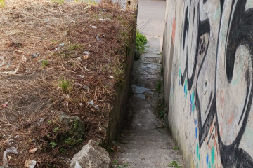Escaleras entre Xuxán y Monelos (1)