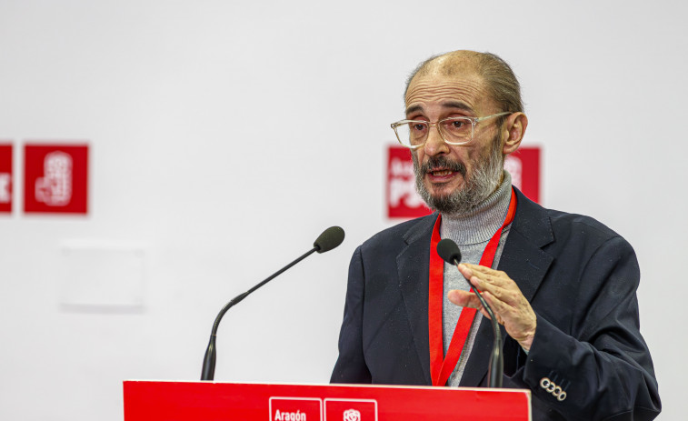 Lambán vincula a la dirección del PSOE aragonés con Santos Cerdán: 