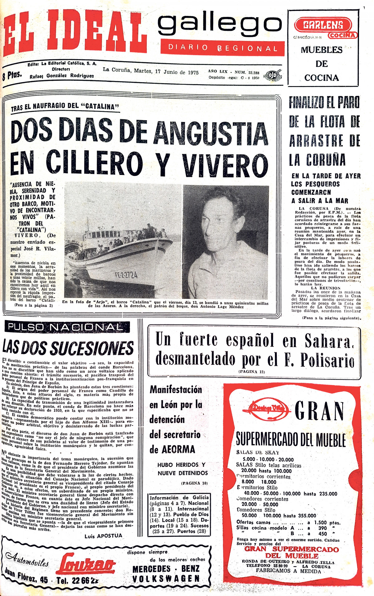 Portada 17 junio 1975