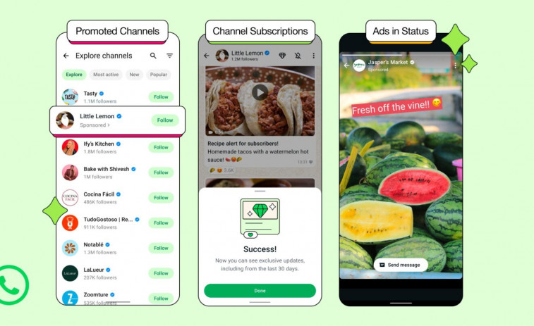WhatsApp se abre a la publicidad de forma gradual mientras busca nuevas vías de monetización