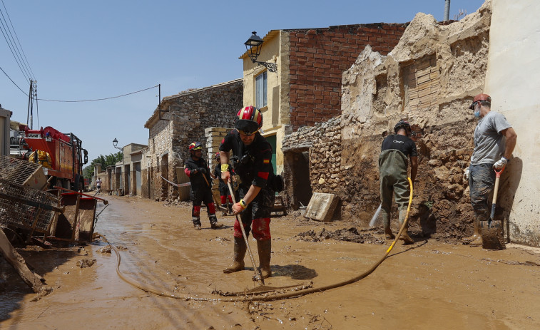 Los vecinos de Aragón tratan de recomponerse de las tormentas y reclaman ayudas