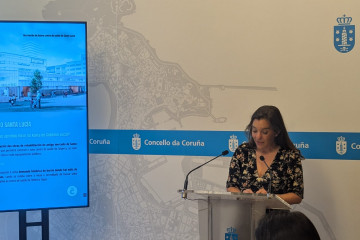 Inés Rey presenta la licitación de Santa Lucía