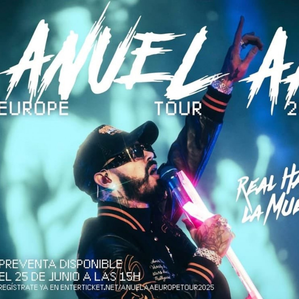Anuel AA anuncia gira europea con parada en A Coruña