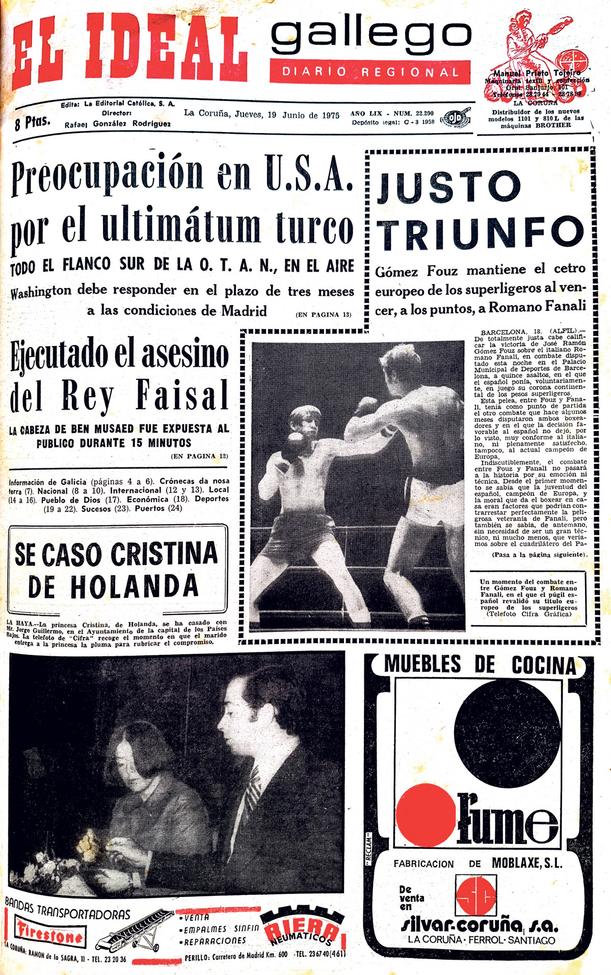 Portada 19 junio 1975