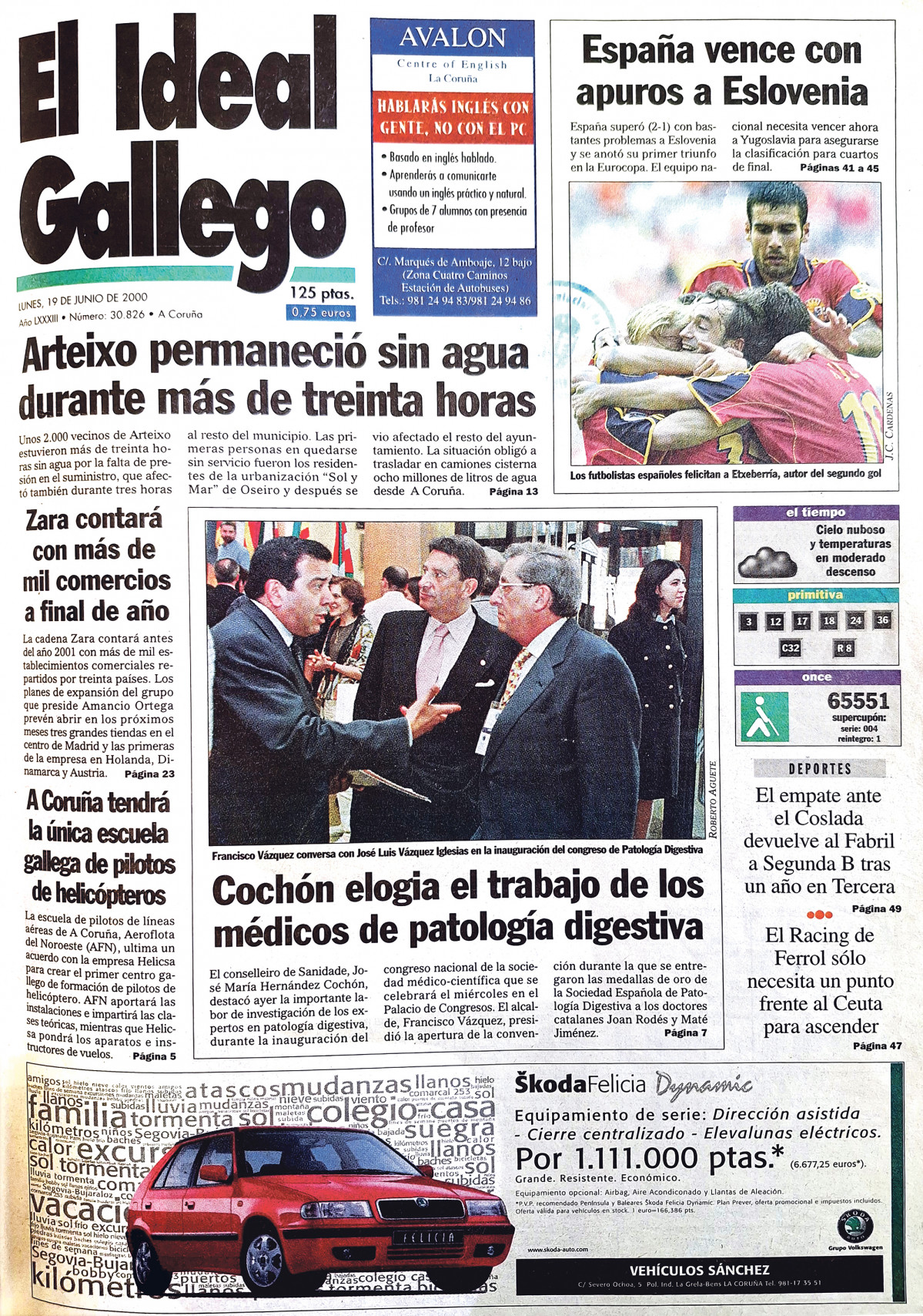 Portada 19 junio 2000