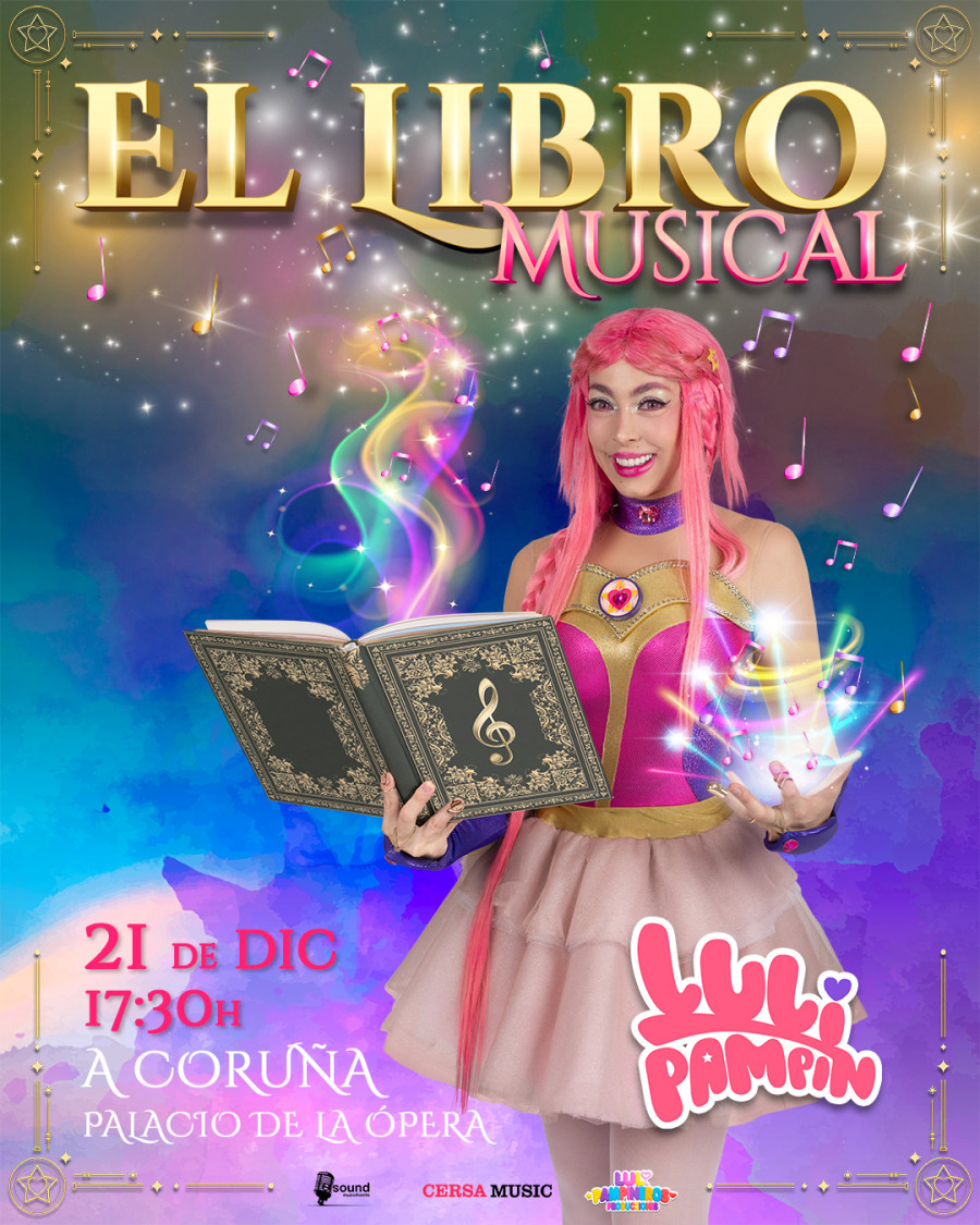 El Libro Musical, el nuevo espectáculo de Luli Pampín, llegará en diciembre a la ciudad