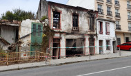 Betanzos estudia demoler la casa incendiada en Saavedra Meneses