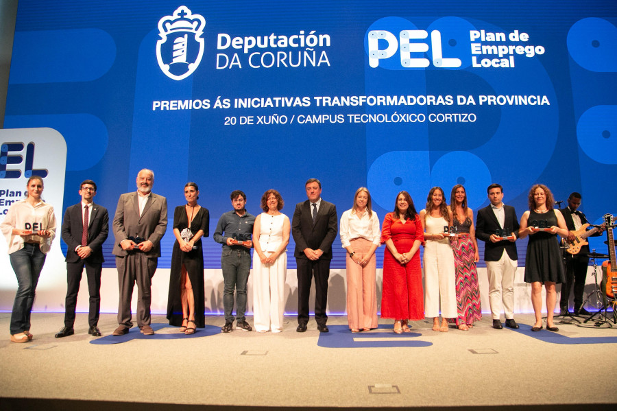La Diputación entrega a CLUN, Espazo Nature Retreat y Somadrome Films los Premios PEL