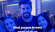 Piqué se lo pasa en grande en la noche de A Coruña