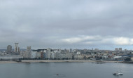 El primero en dormir en el Orzán, a dos días del San Juan de A Coruña, es un francés