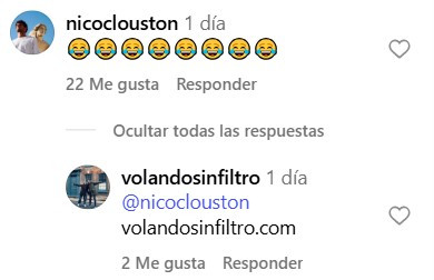 Nico responde a volando sin filtros