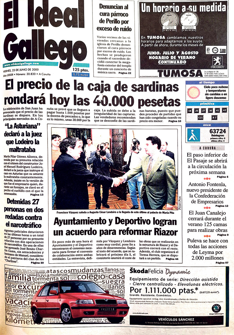 Portada 23 junio 2000
