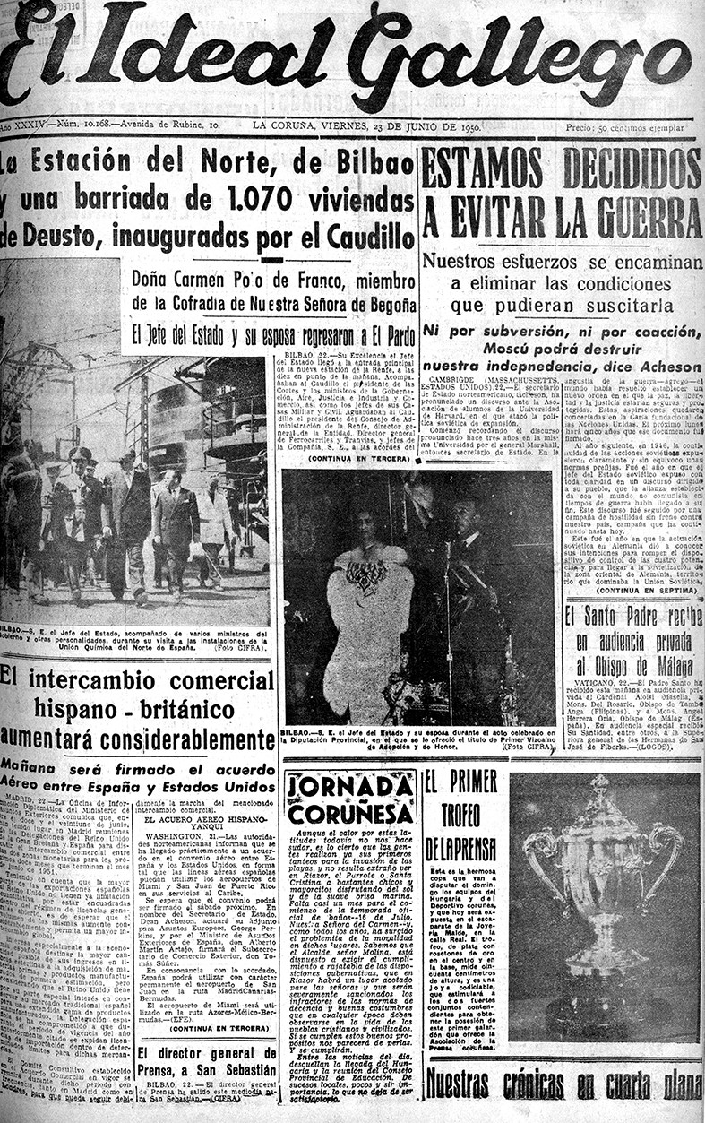 Portada 23 junio 1950