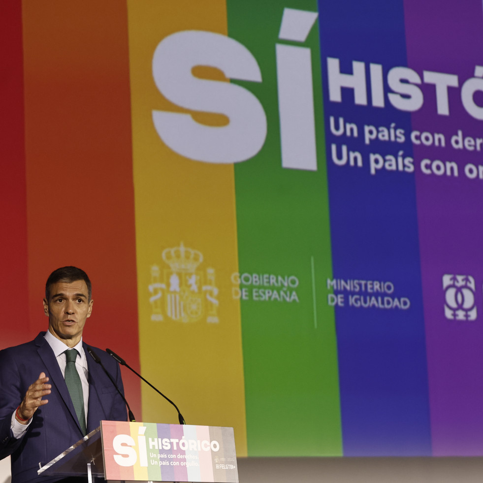 Pedro Sánchez en el vigésimo aniversario del matrimonio igualitario:  “No vamos a permitir que devuelvan a España al armario, al silencio y al miedo”