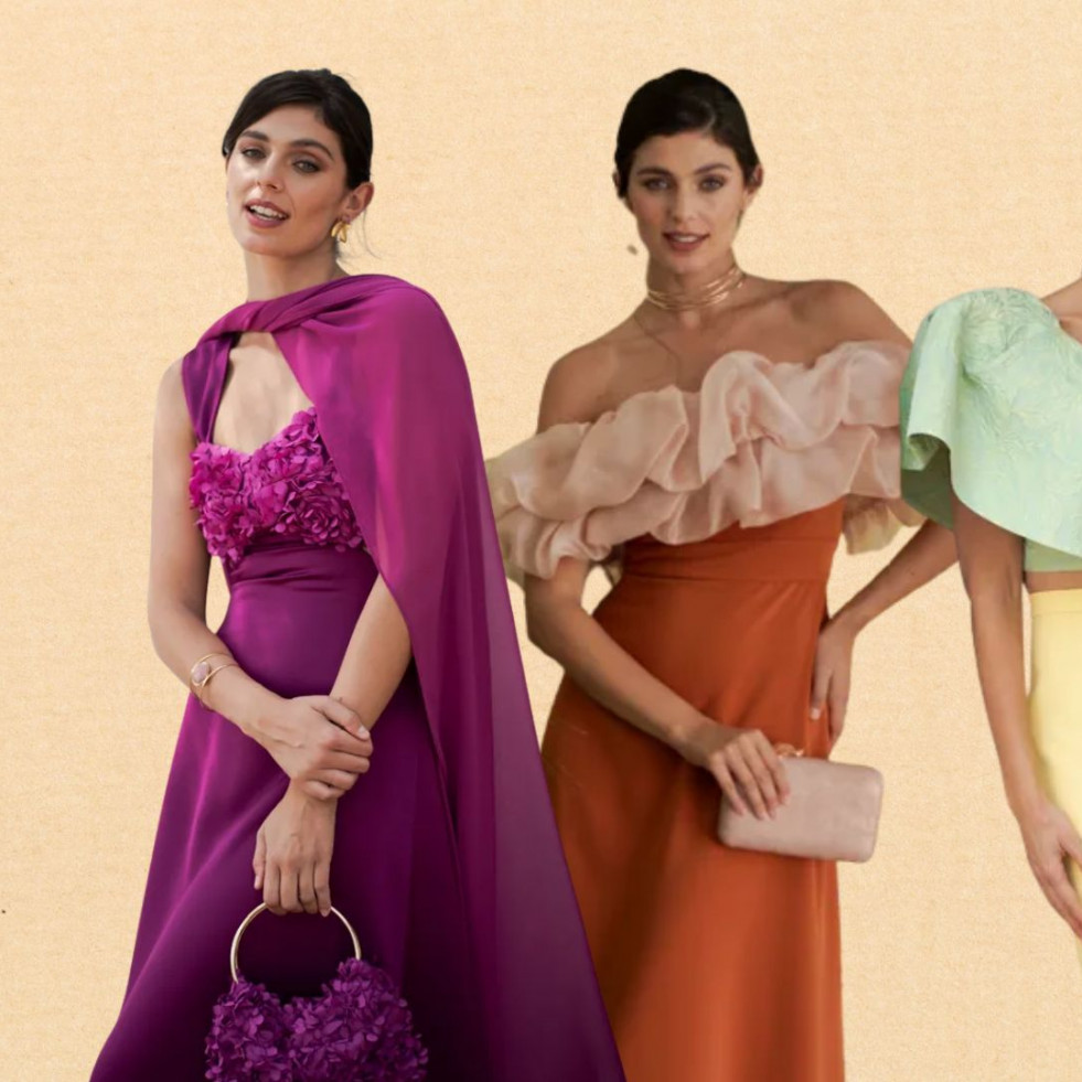 4 tendencias de moda, 4 looks de invitada