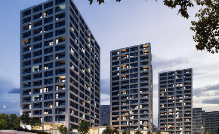 La nueva torre que llega a A Coruña: 96 nuevas viviendas en Visma