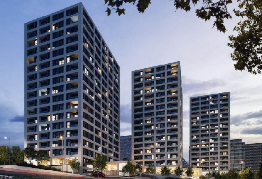 La nueva torre que llega a A Coruña: 96 nuevas viviendas en Visma