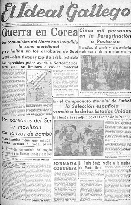 Portada 27 junio 1950