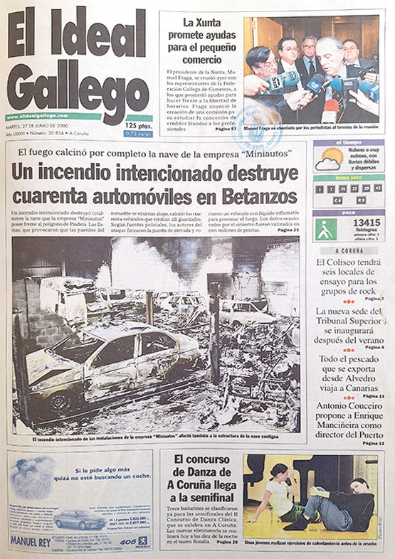Portada 27 junio 2000