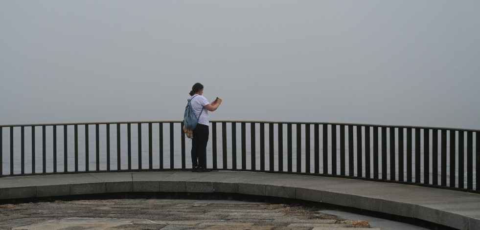 La niebla cubre A Coruña