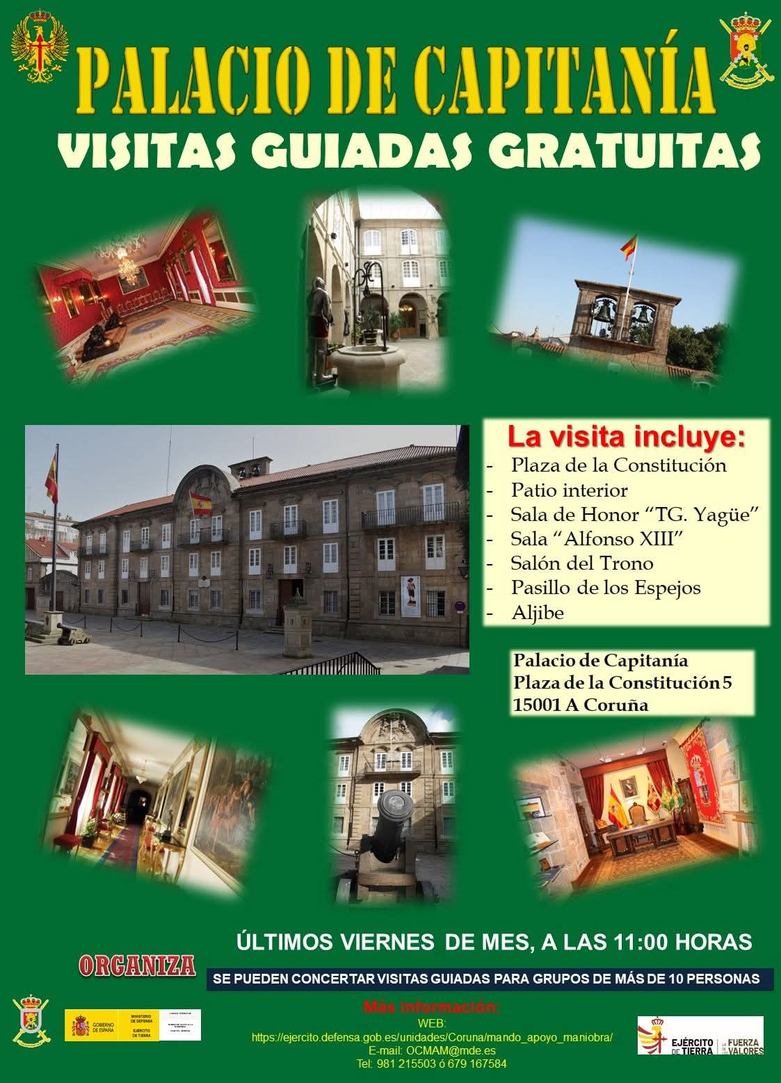 Visitas guiadas Palacio de Capitanu00eda