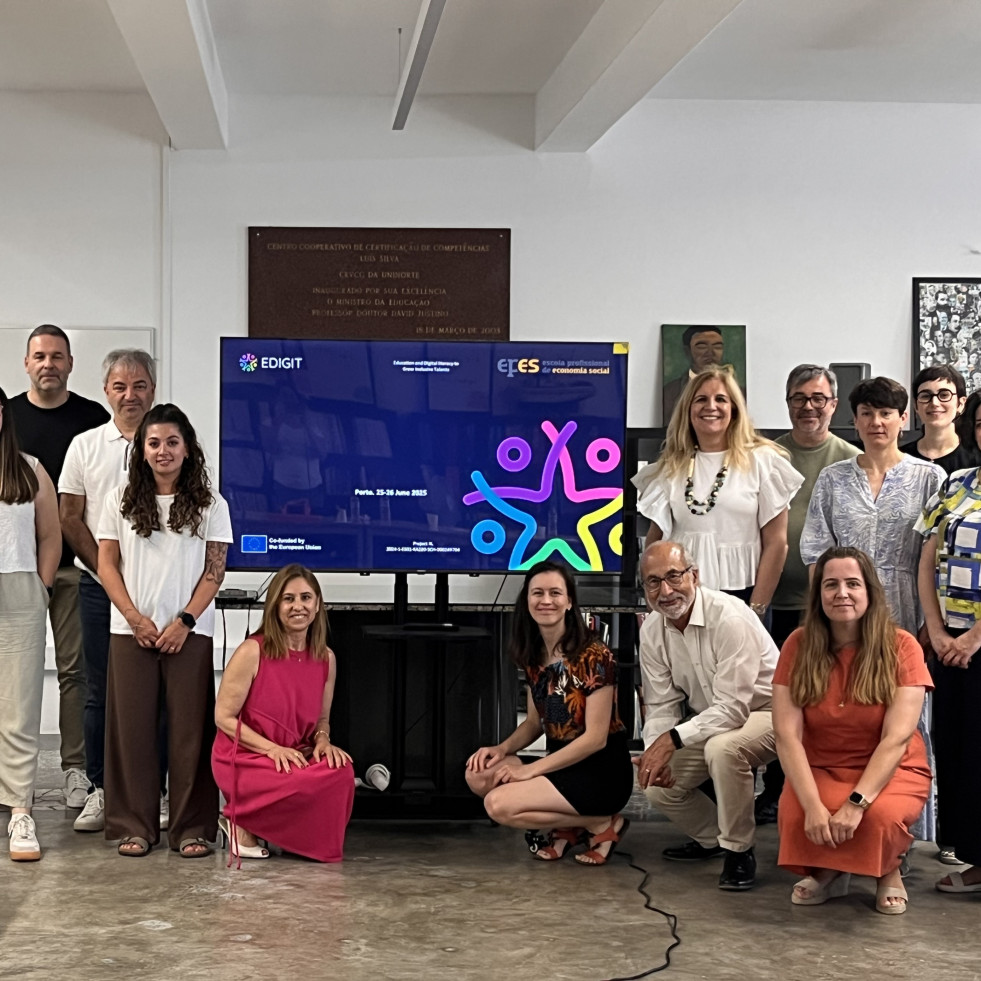 Avanza el proyecto Erasmus+ EDIGIT en su segundo encuentro en Oporto