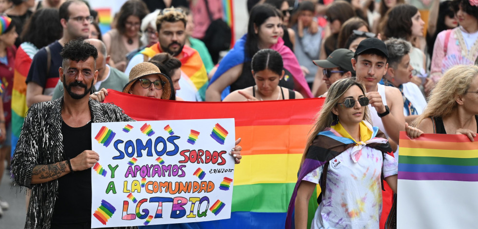 Marcha del Orgullo en A Coruña, en fotos